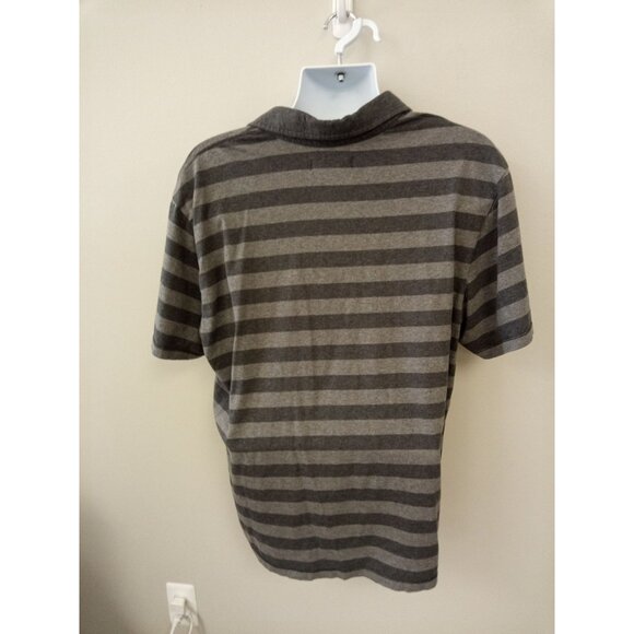Banana Republic Men's Grey Striped Polo XXL - Picture 2 of 4